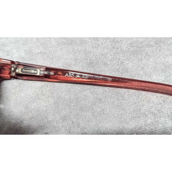 ABS Pink Translucent Retro Reading GLasses - Picture 6 of 10